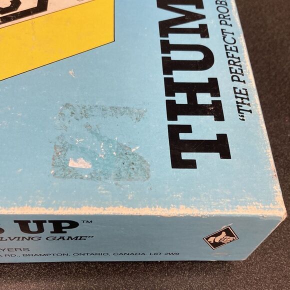 Vintage Thumbs Up The Perfect Problem Solving Board Game Rare - Picture 13 of 13